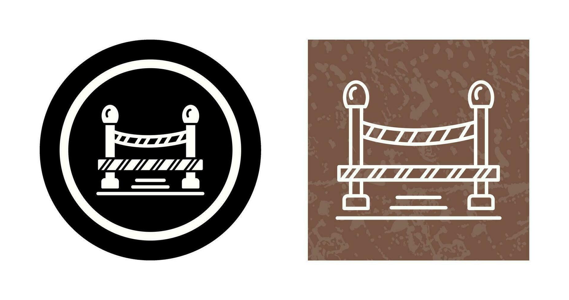 Do Not Cross Line Vector Icon
