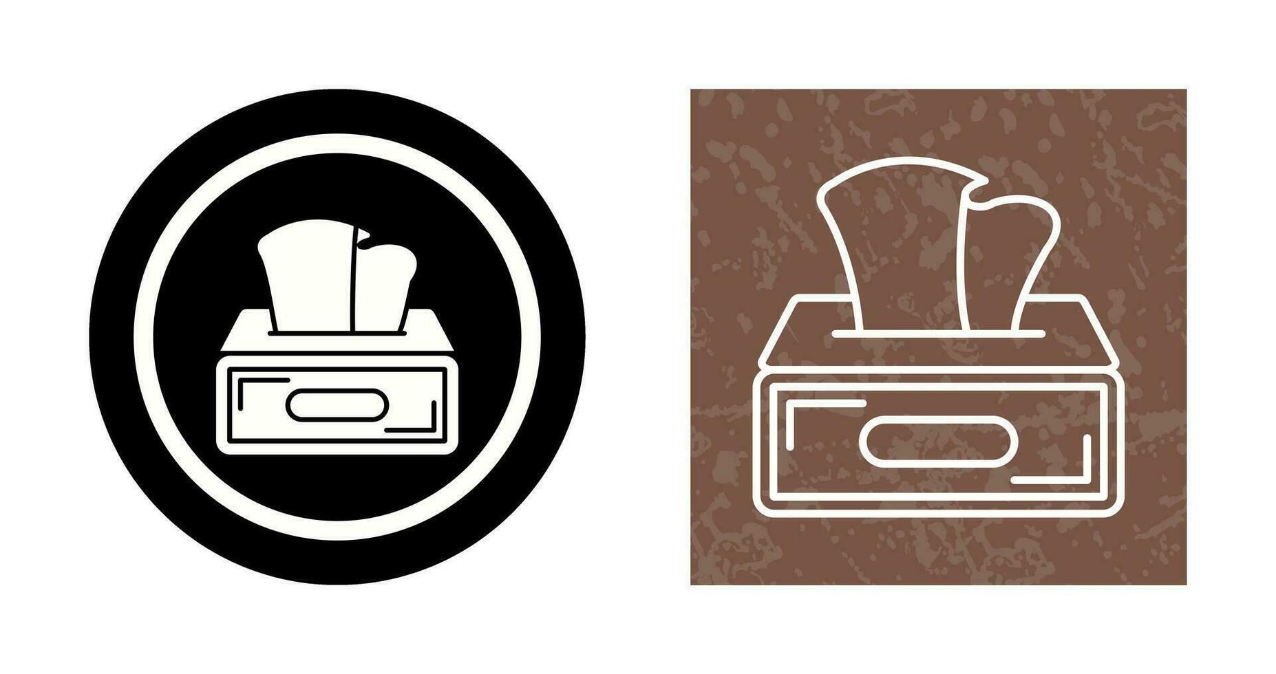 Tissue Box Vector Icon