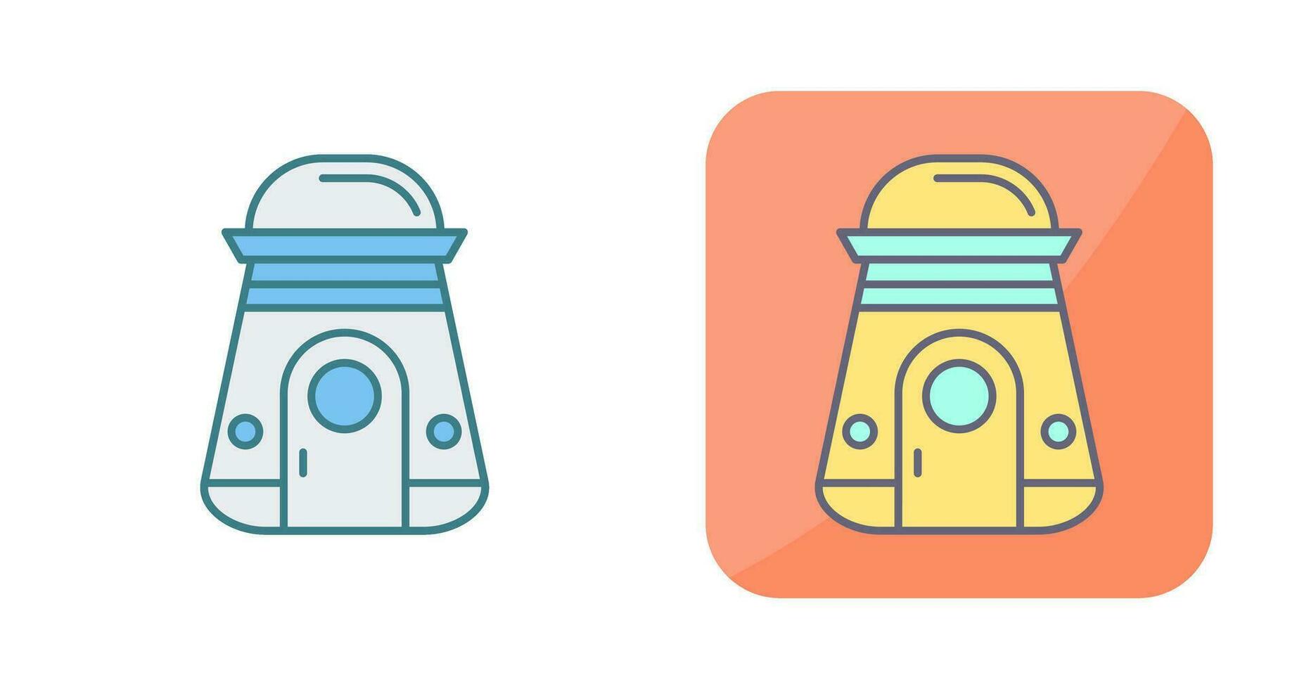 Space Capsule Vector Icon