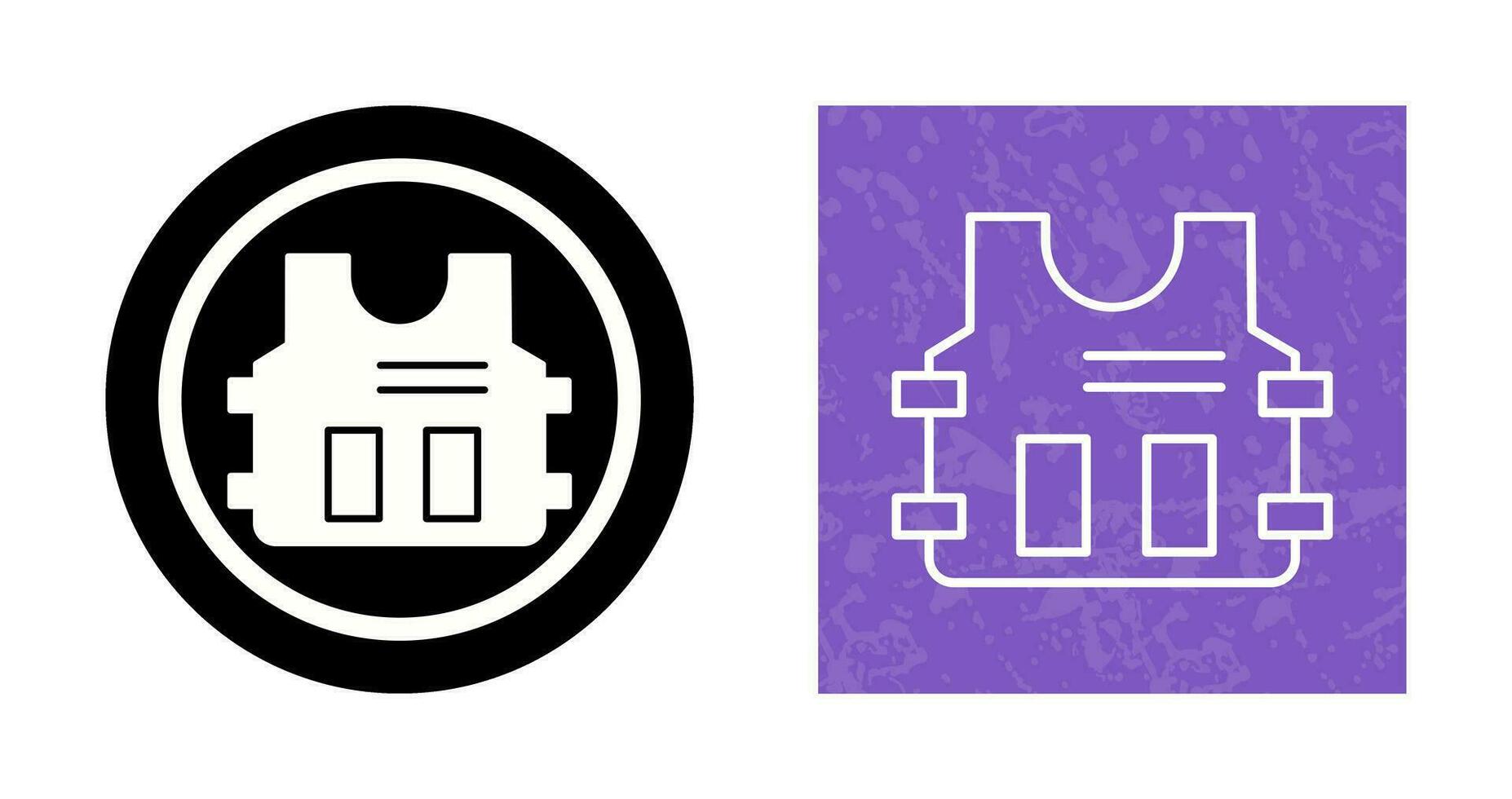 Police Vest Vector Icon