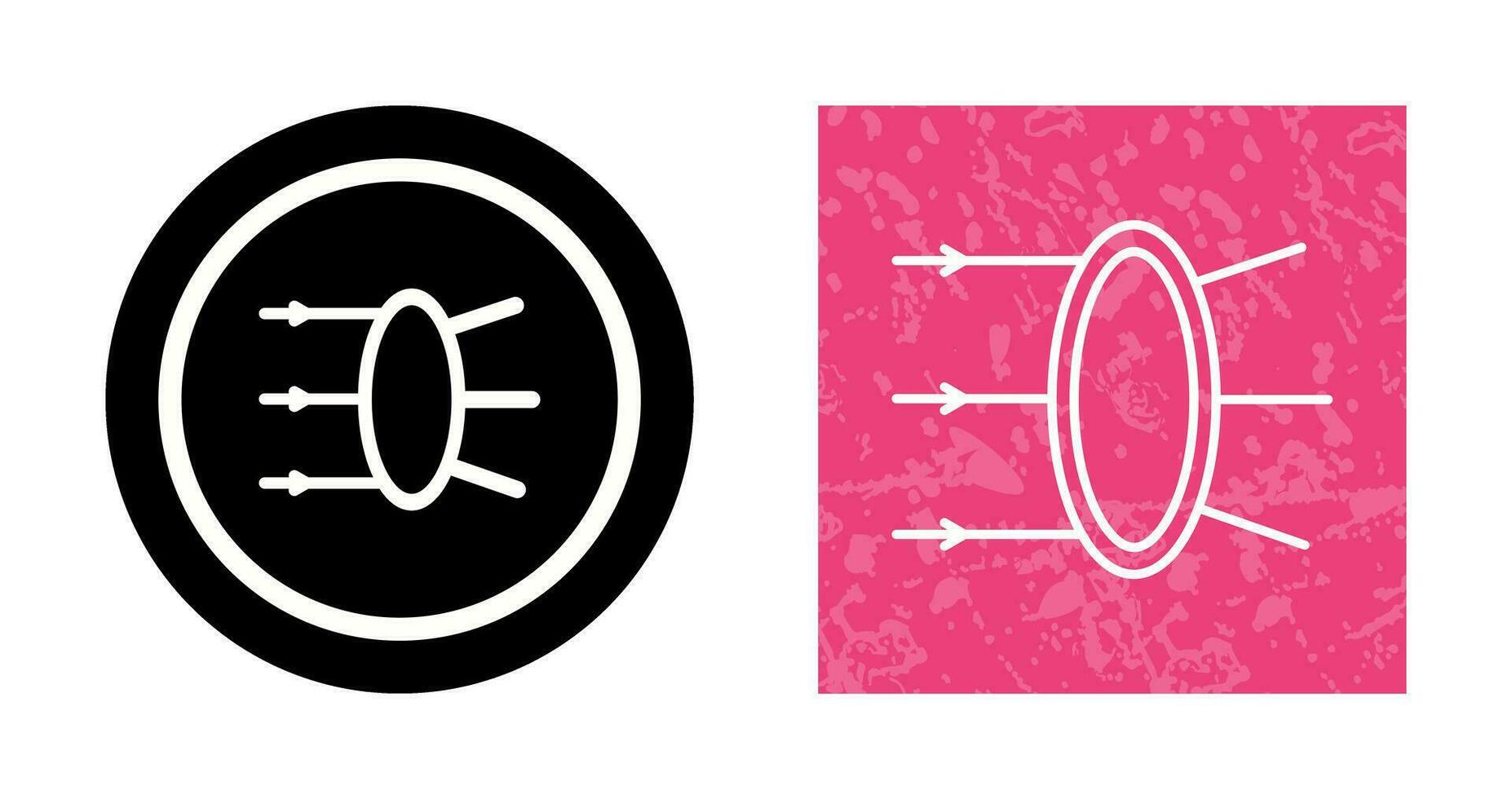 Refraction Vector Icon
