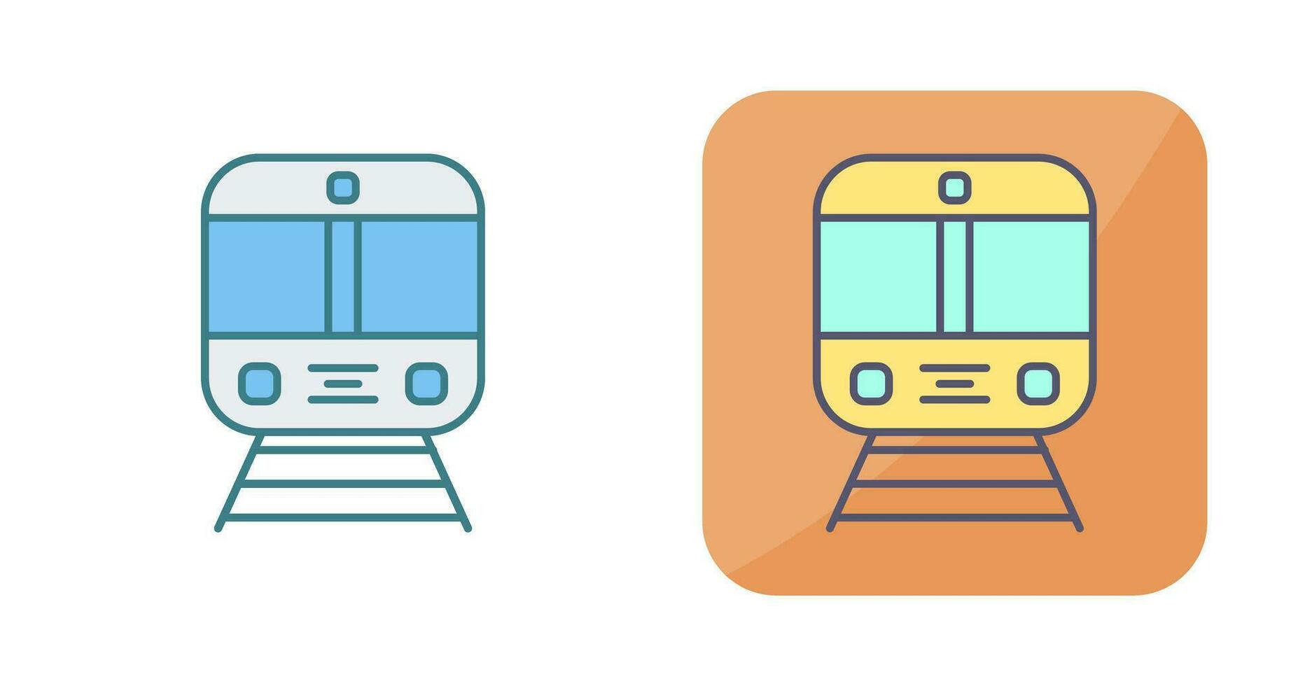 icono de vector de tren