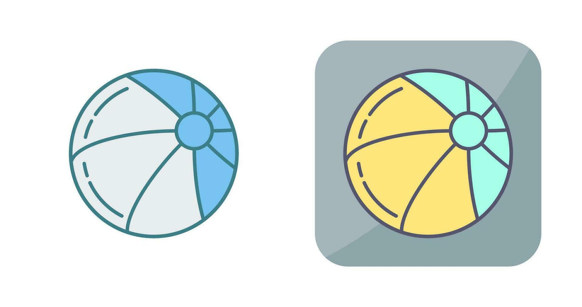 Beach Ball Vector Icon