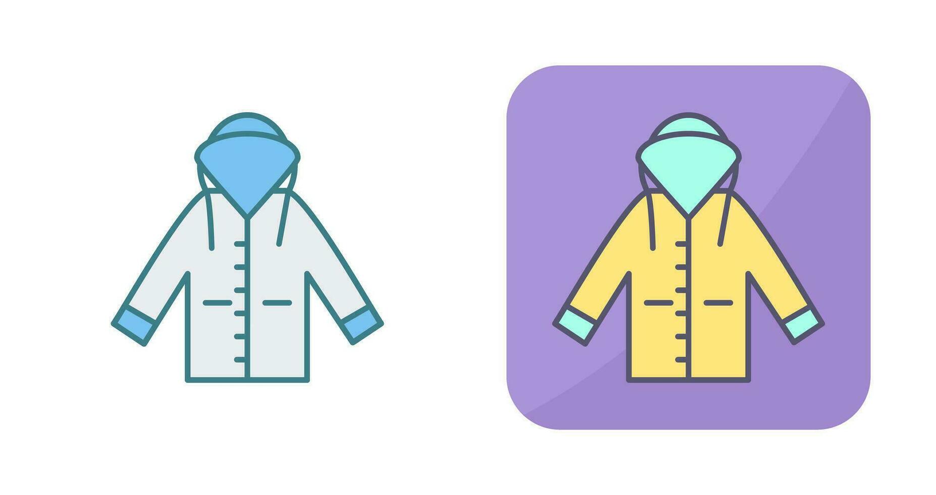 Raincoat Vector Icon