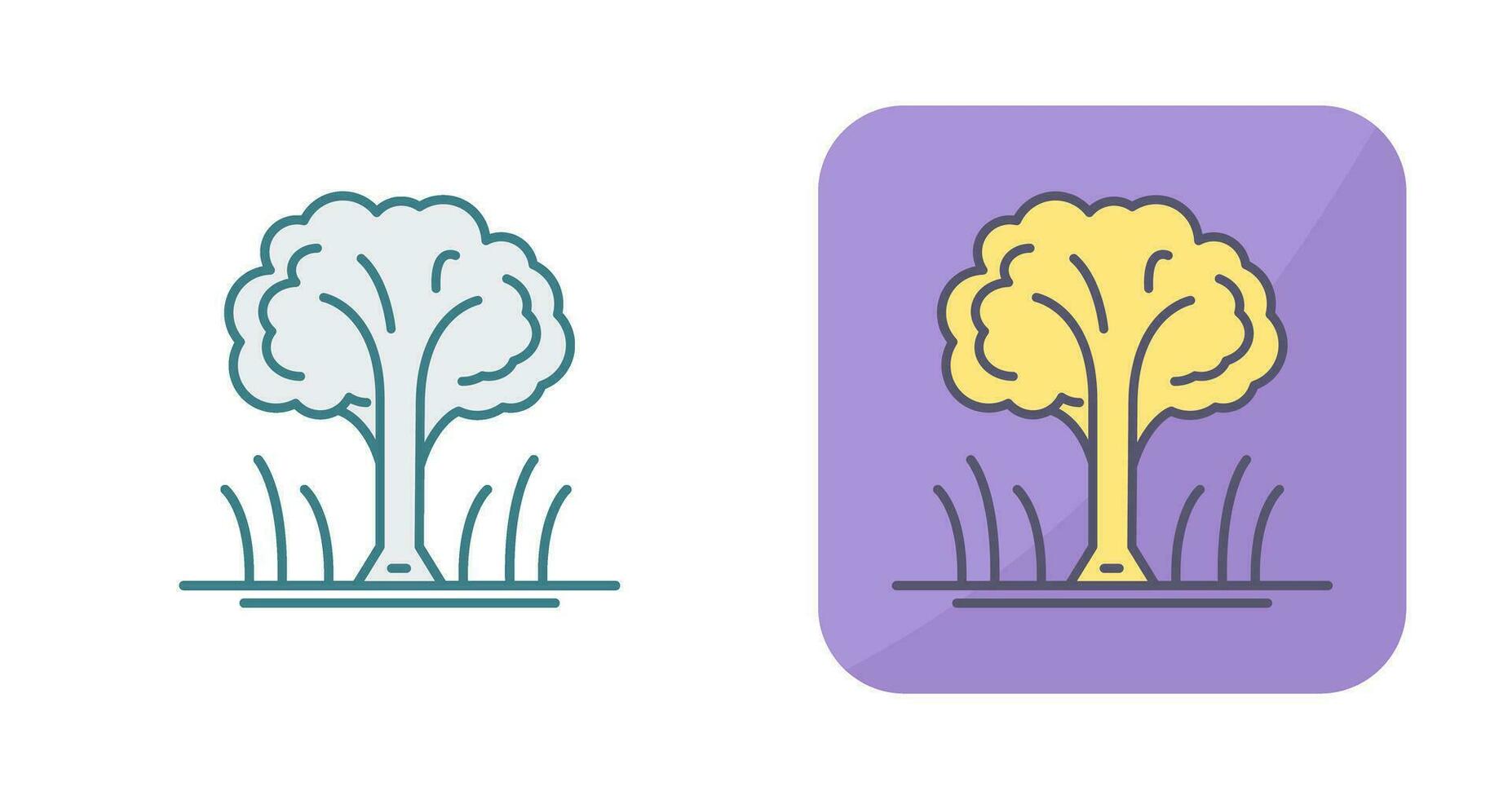 icono de vector de árbol