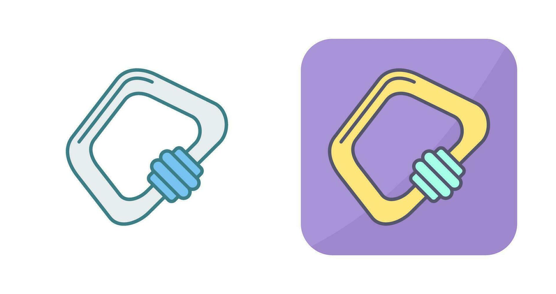 Carabiner Vector Icon