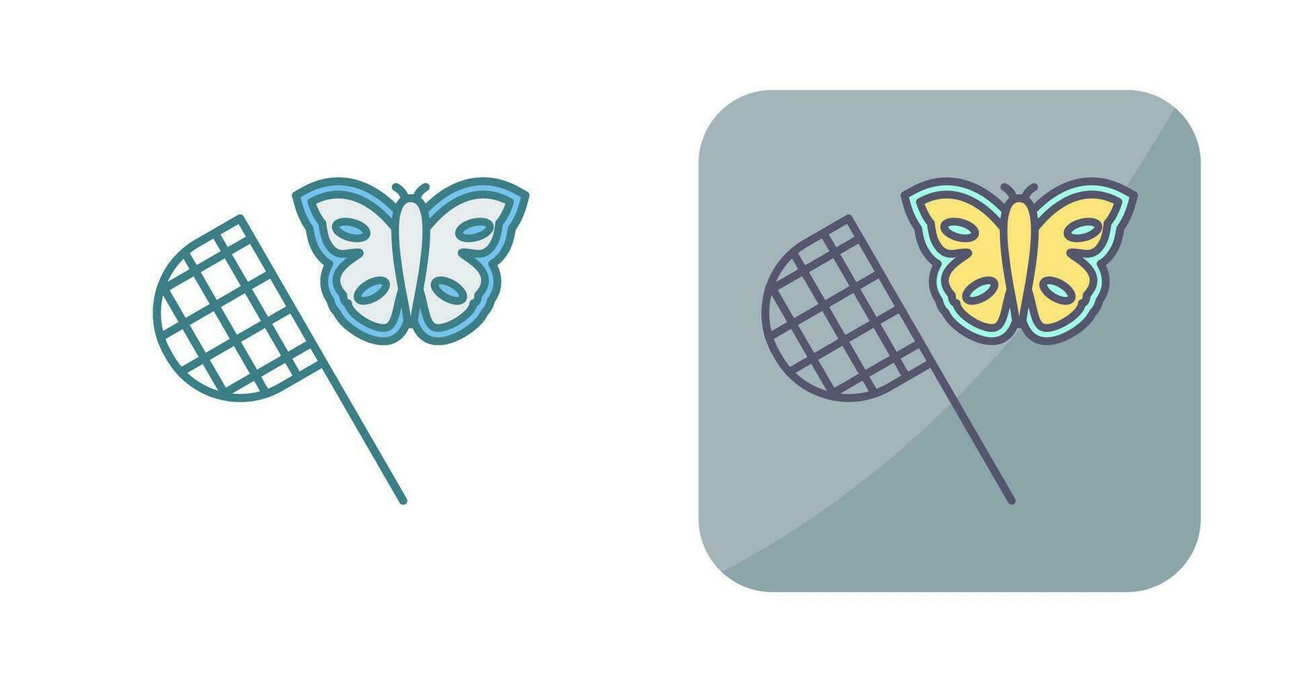 Butterfly Catcher Vector Icon