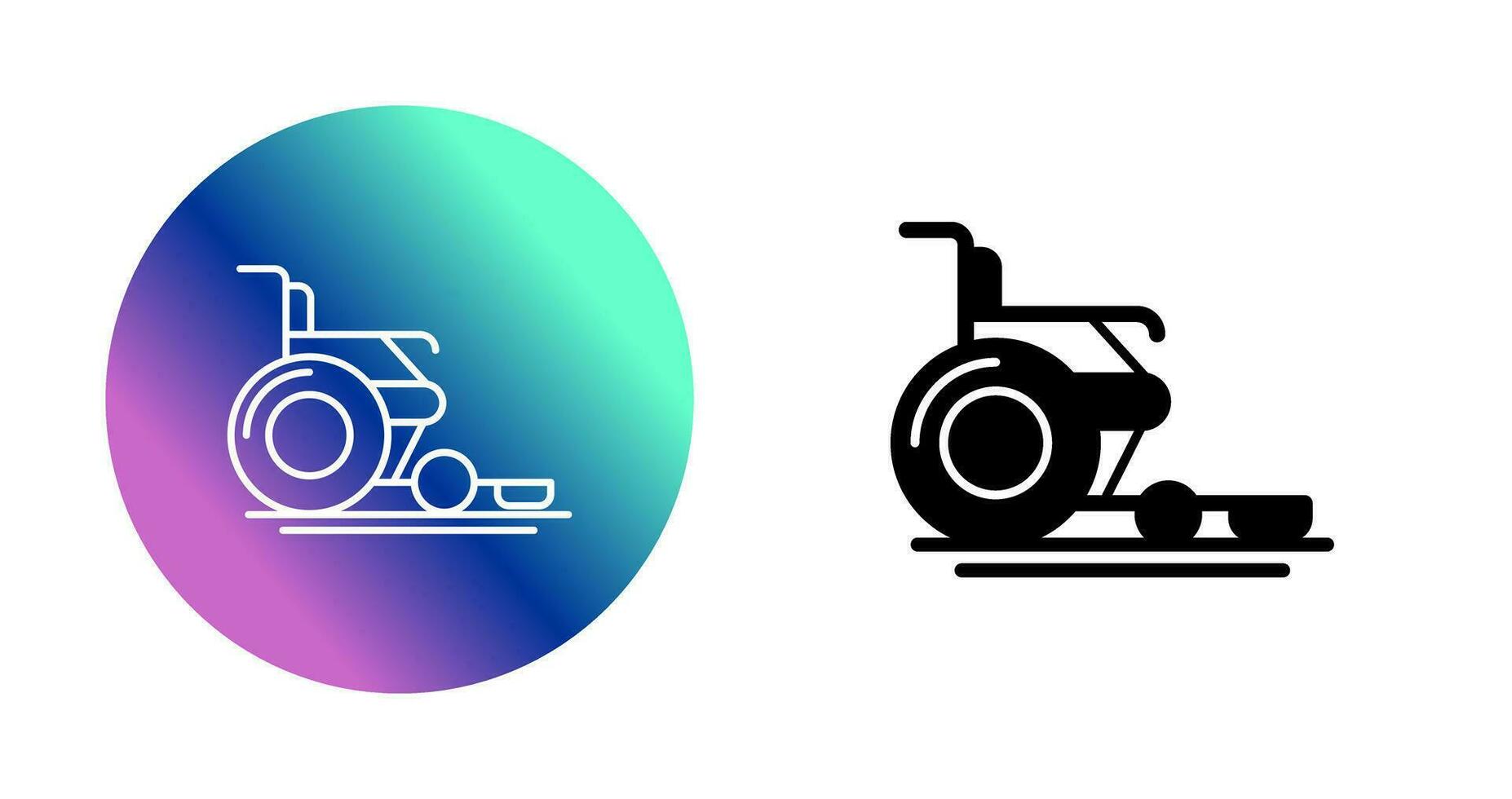 Wheel Chair Vector Icon