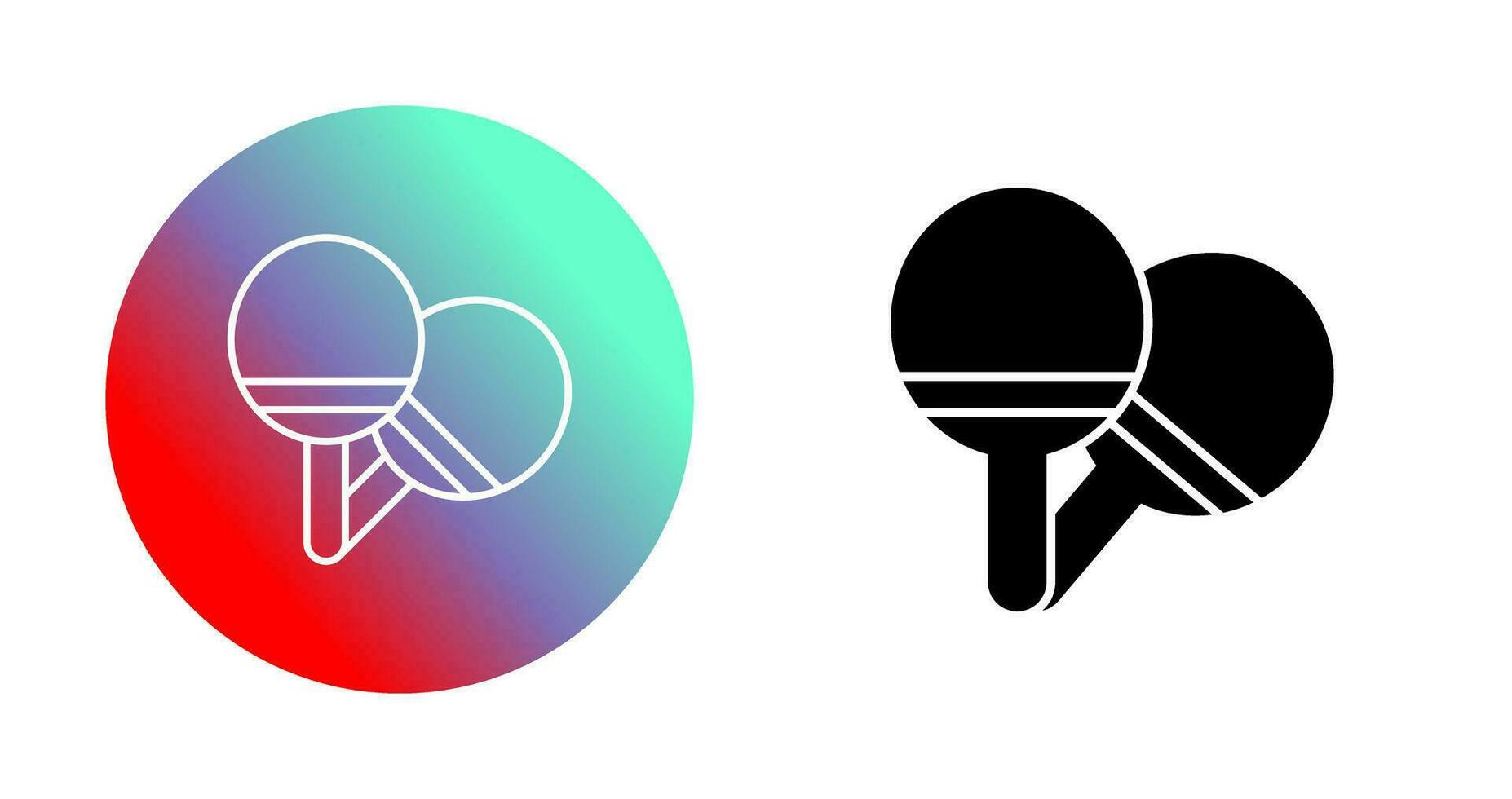 Ping Pong Vector Icon