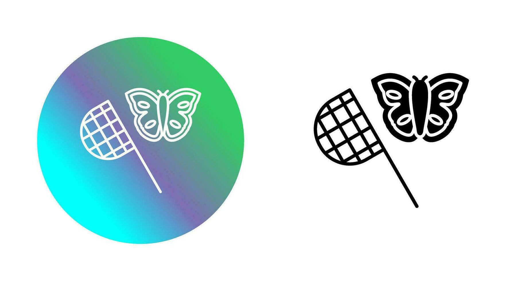 Butterfly Catcher Vector Icon