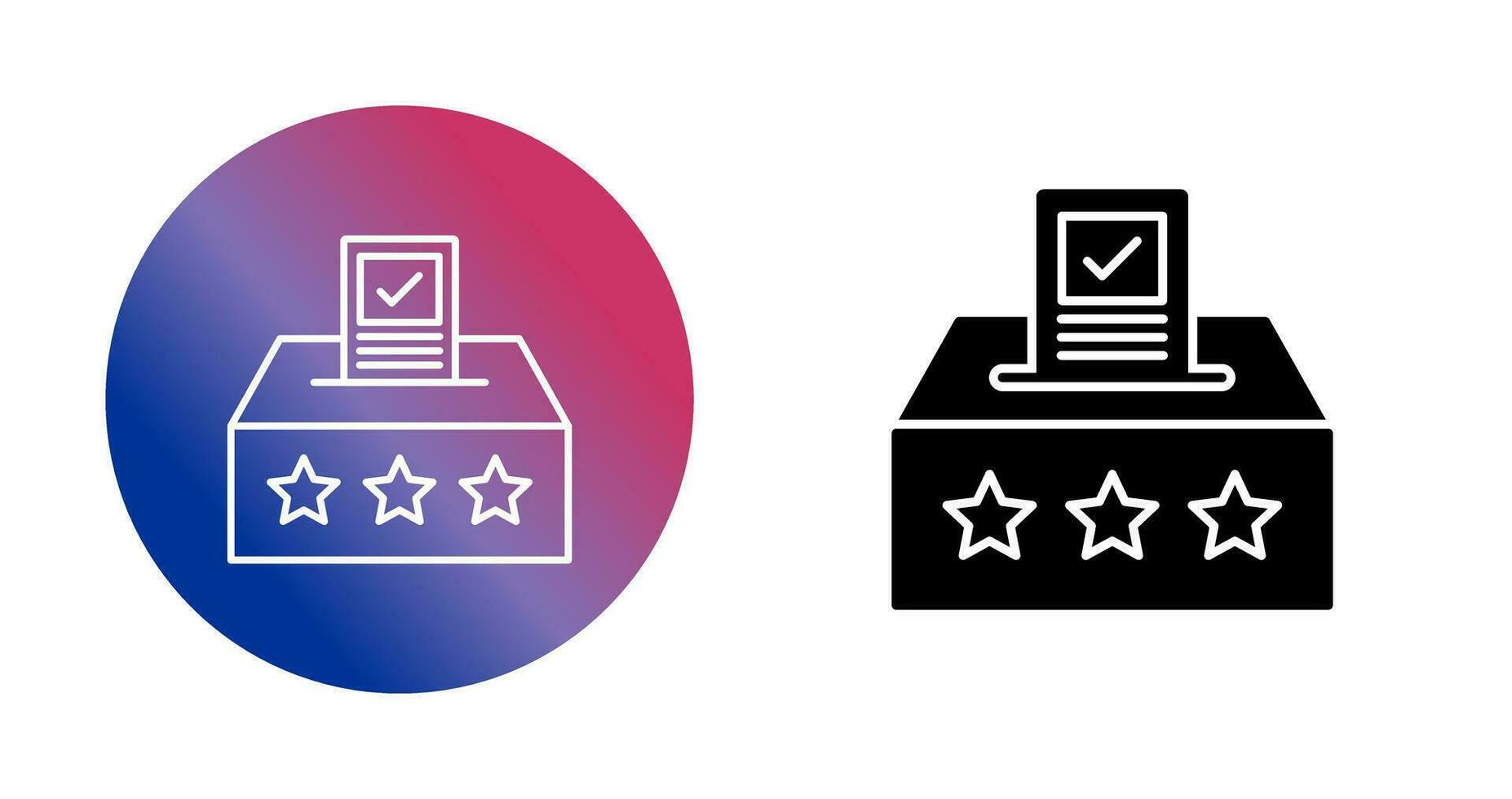 Ballot Vector Icon