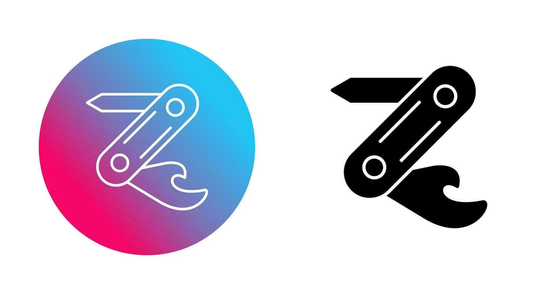 Swiss Army Knife Vector Icon