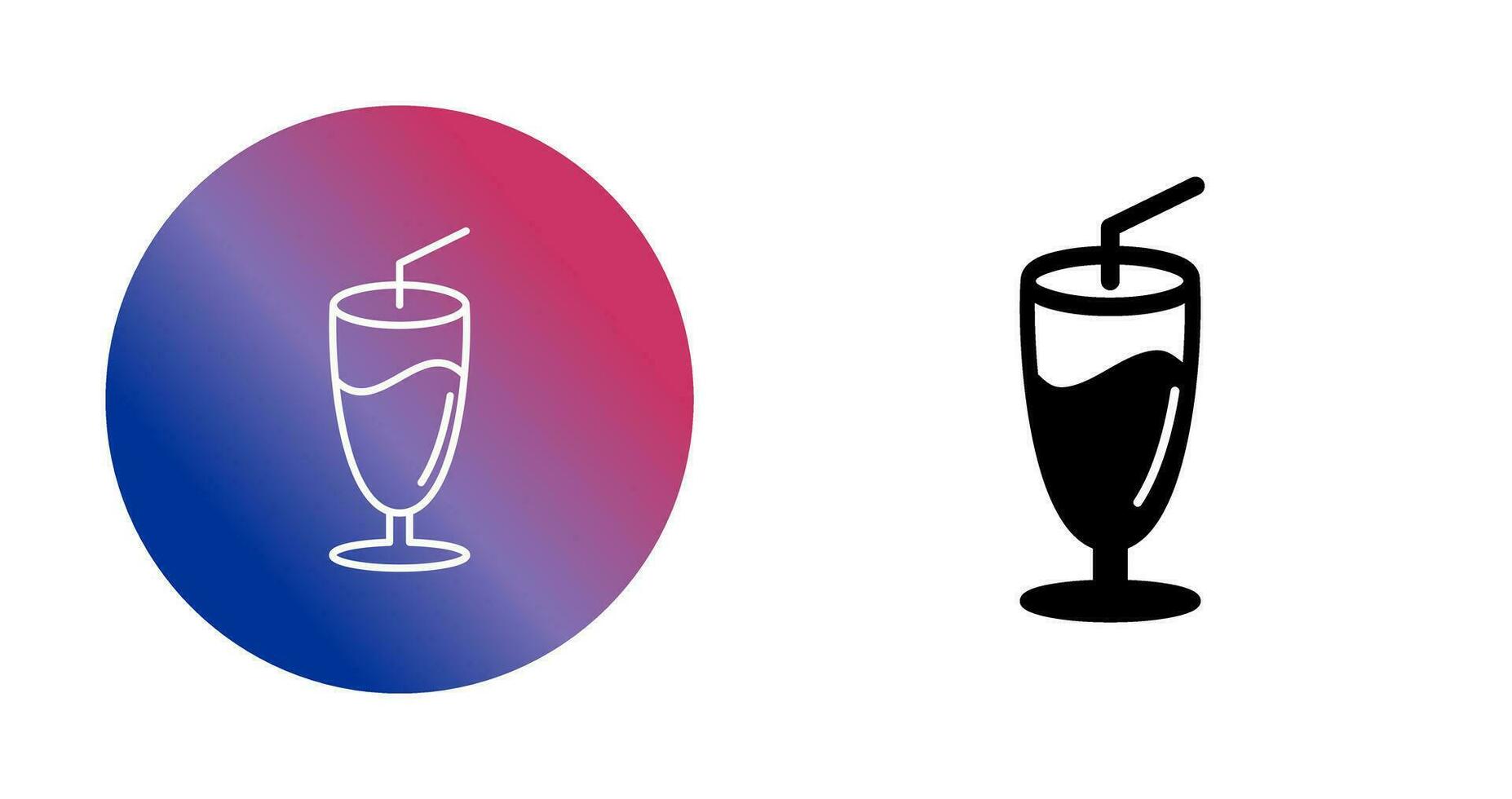 Milkshake Vector Icon