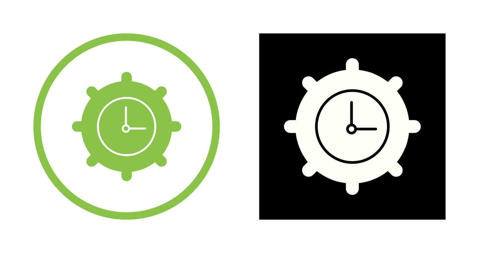 Time Settings Vector Icon