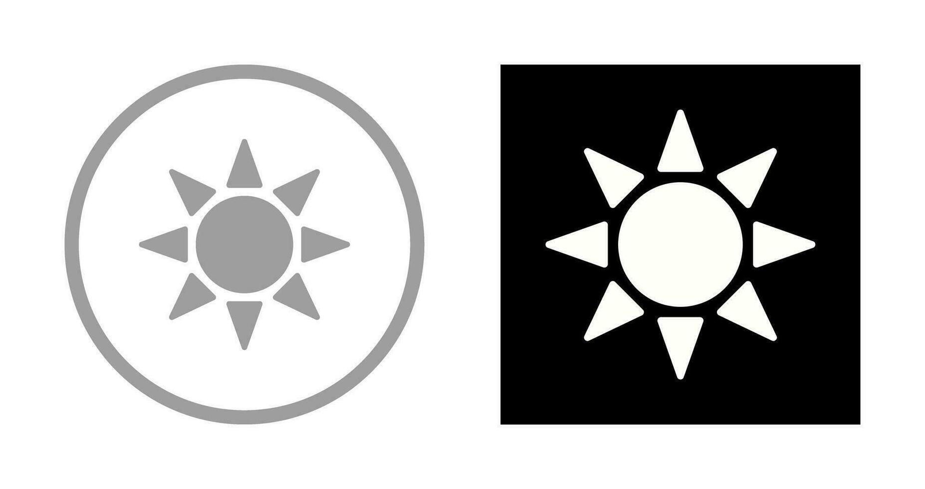 UV Radiation Vector Icon