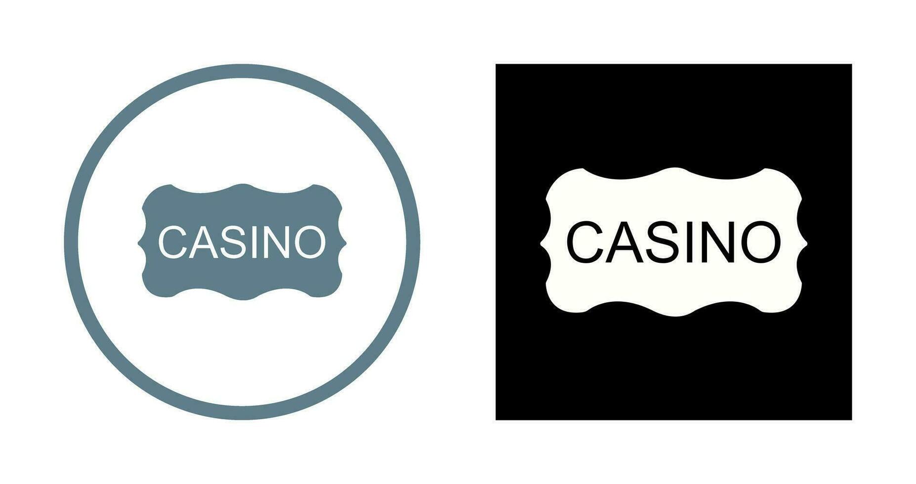 Casino Sign Vector Icon