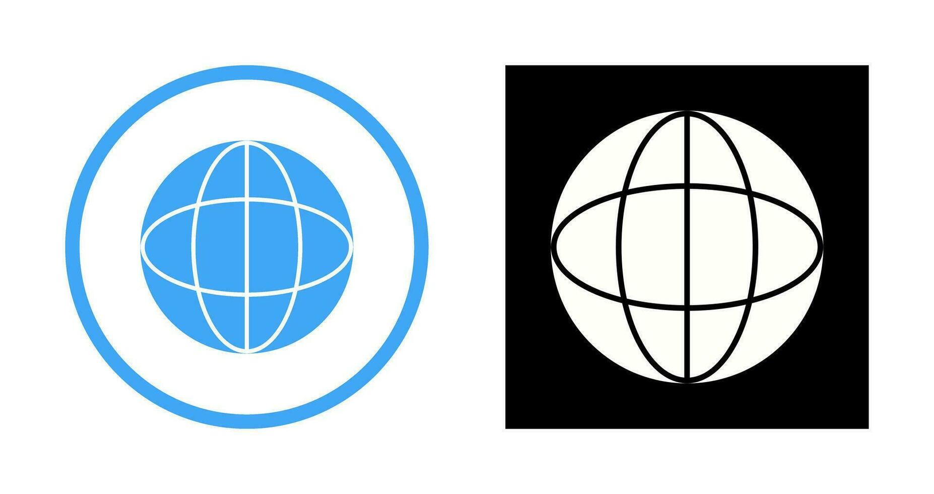 Unique Globe Vector Icon