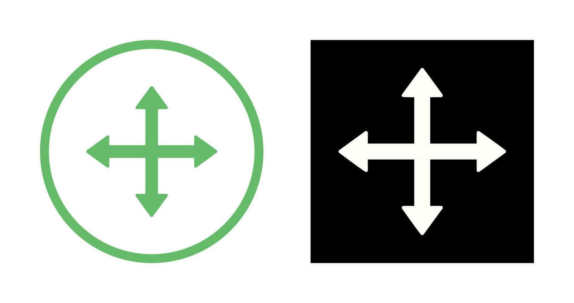 Unique Move Vector Icon