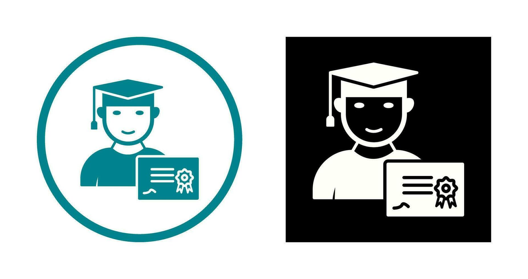 Unique Receiving Diploma Vector Icon