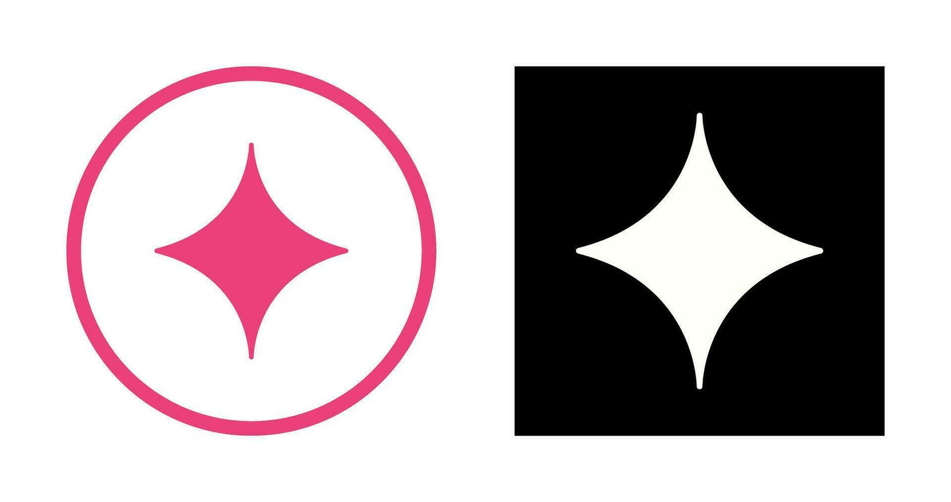 Unique Diamond Vector Icon