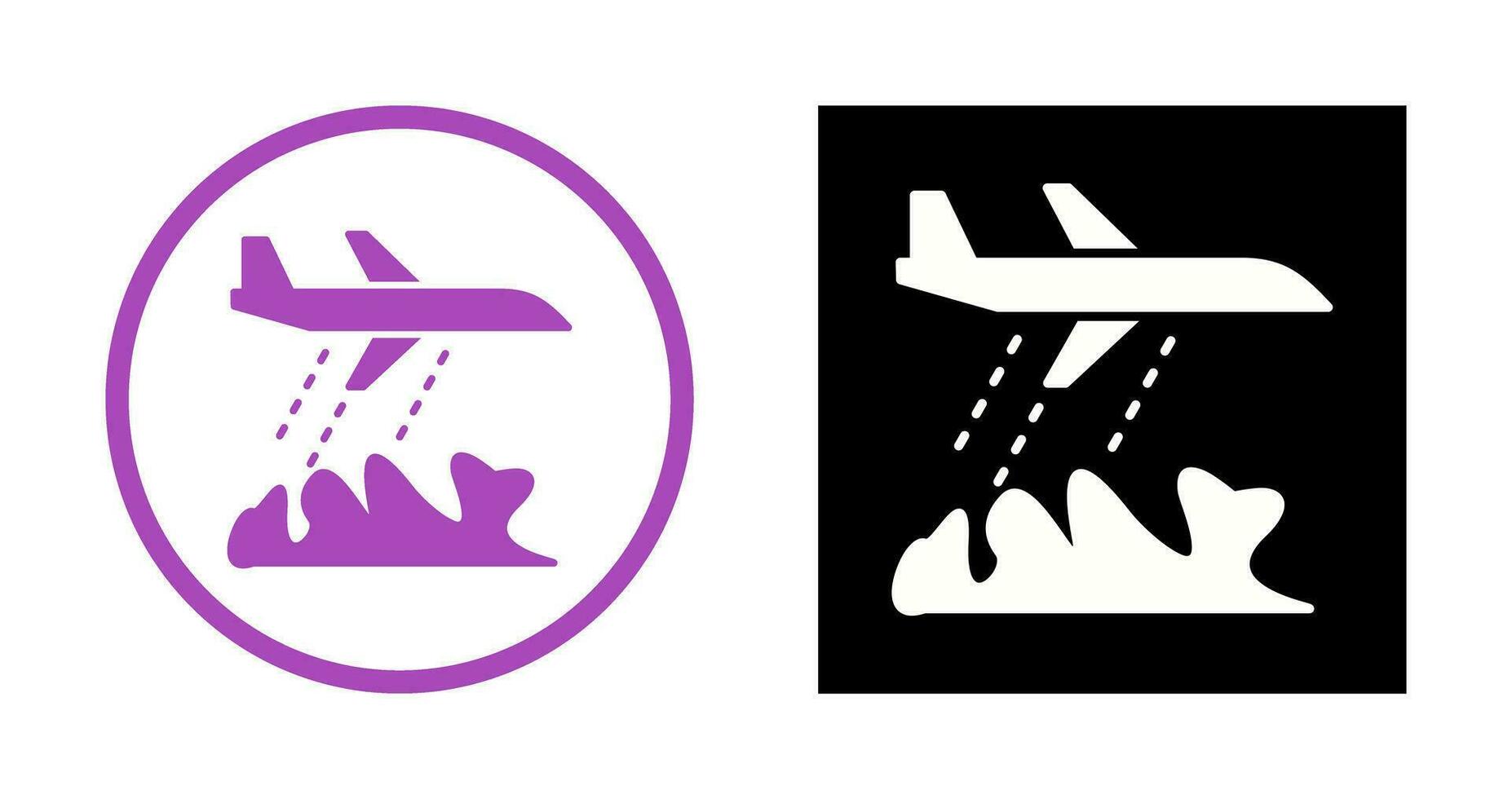Unique Firefighter Plane Vector Icon