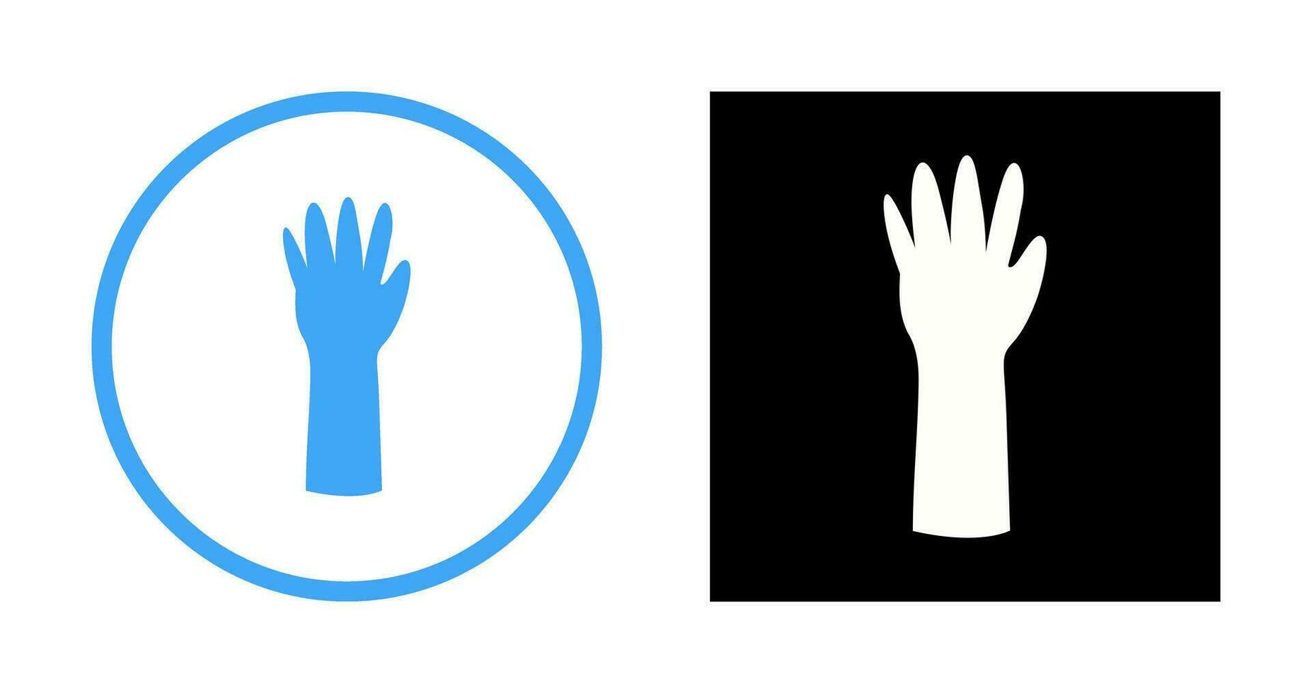 Unique Gloves Vector Icon