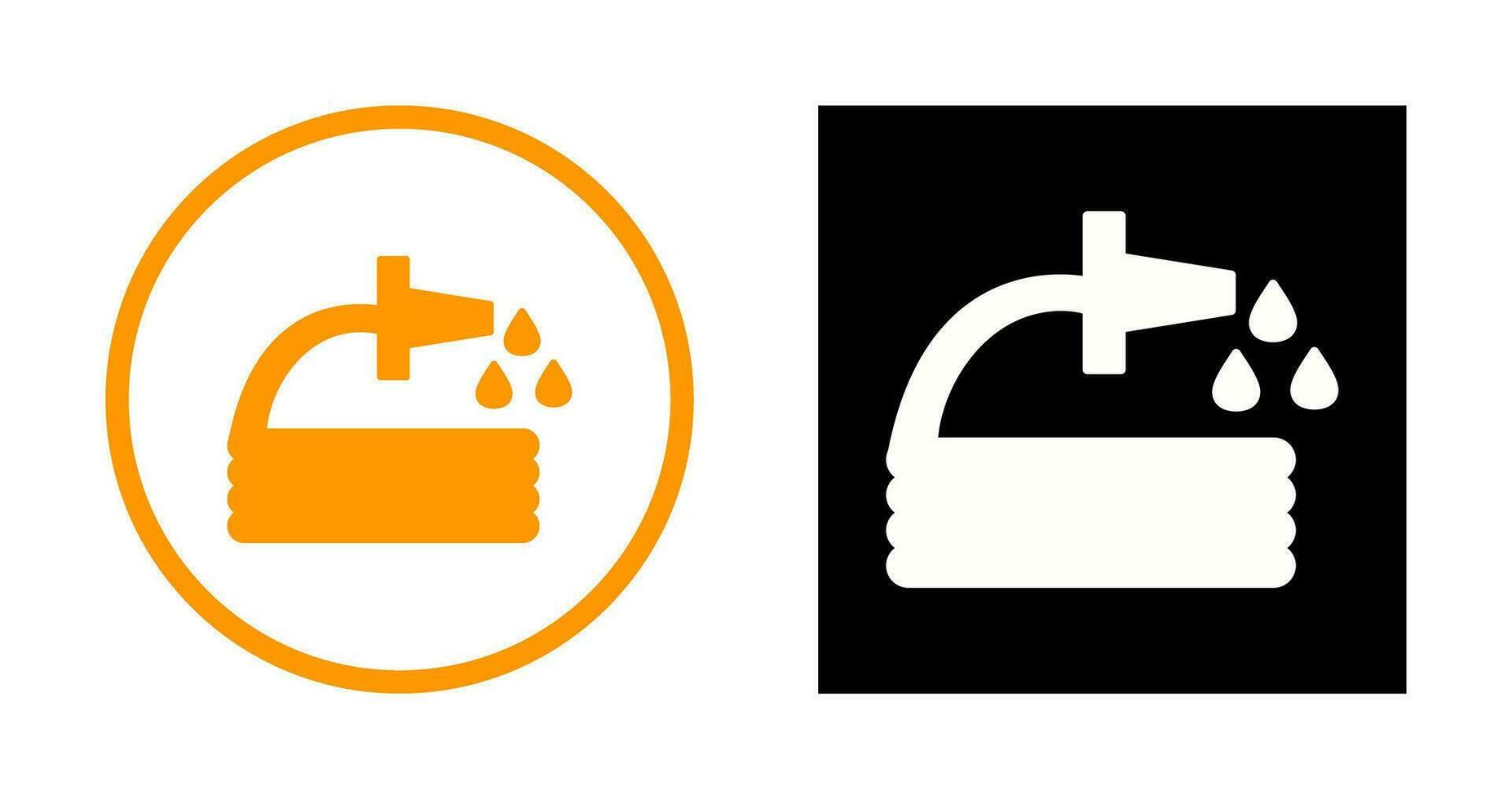 Unique Water Hose Vector Icon