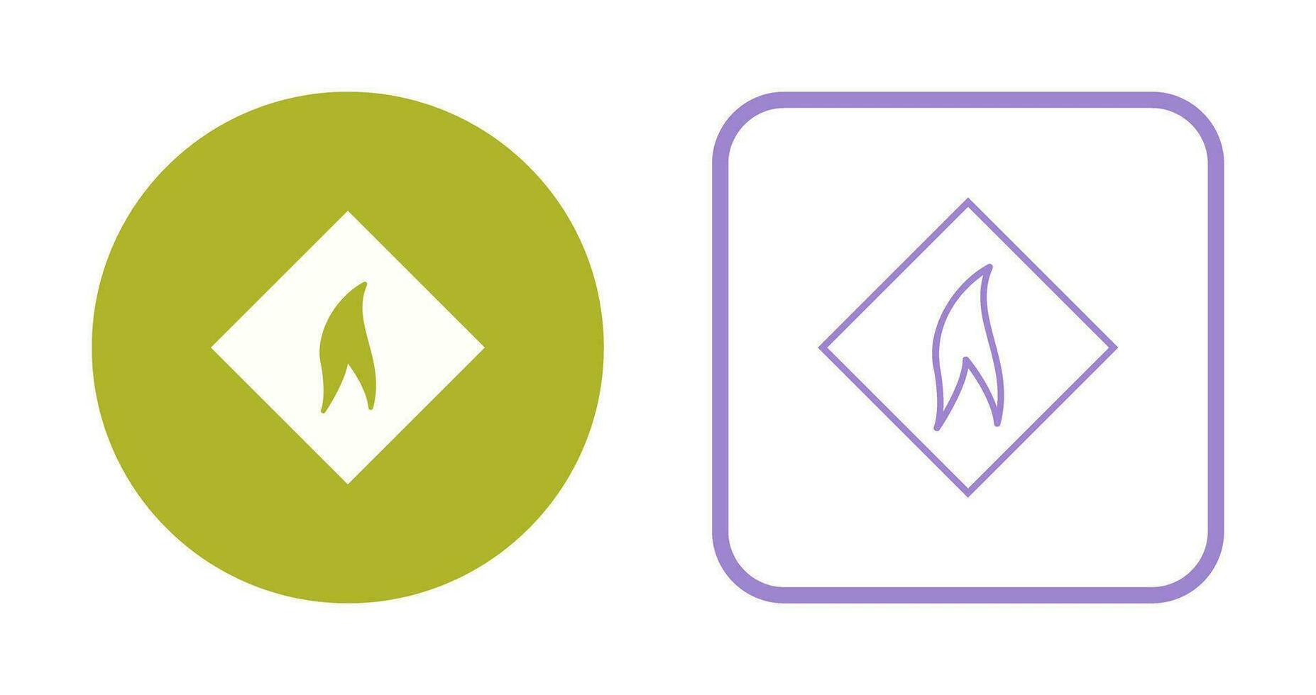 Flammable Material Vector Icon