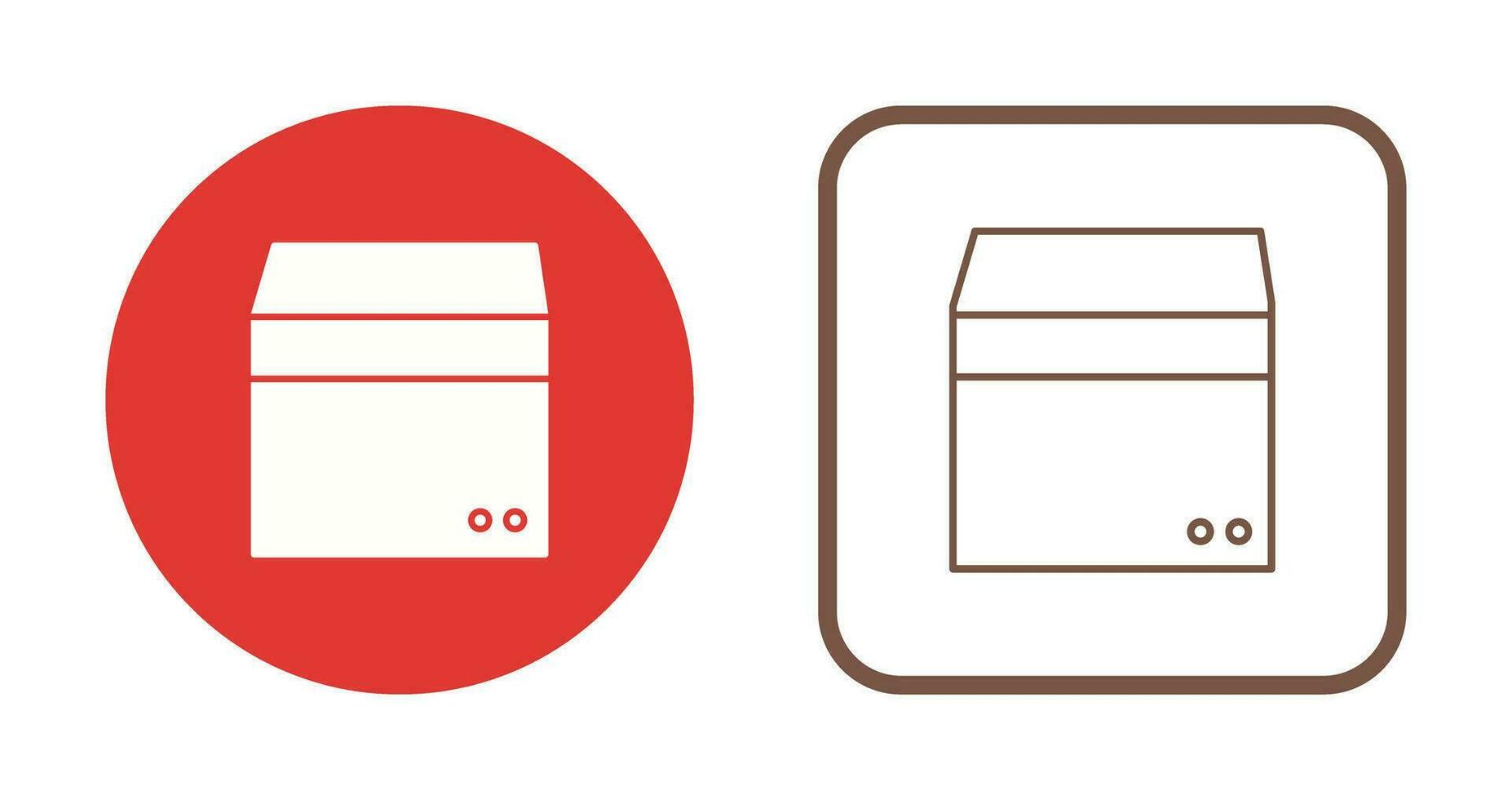 Unique Box Vector Icon