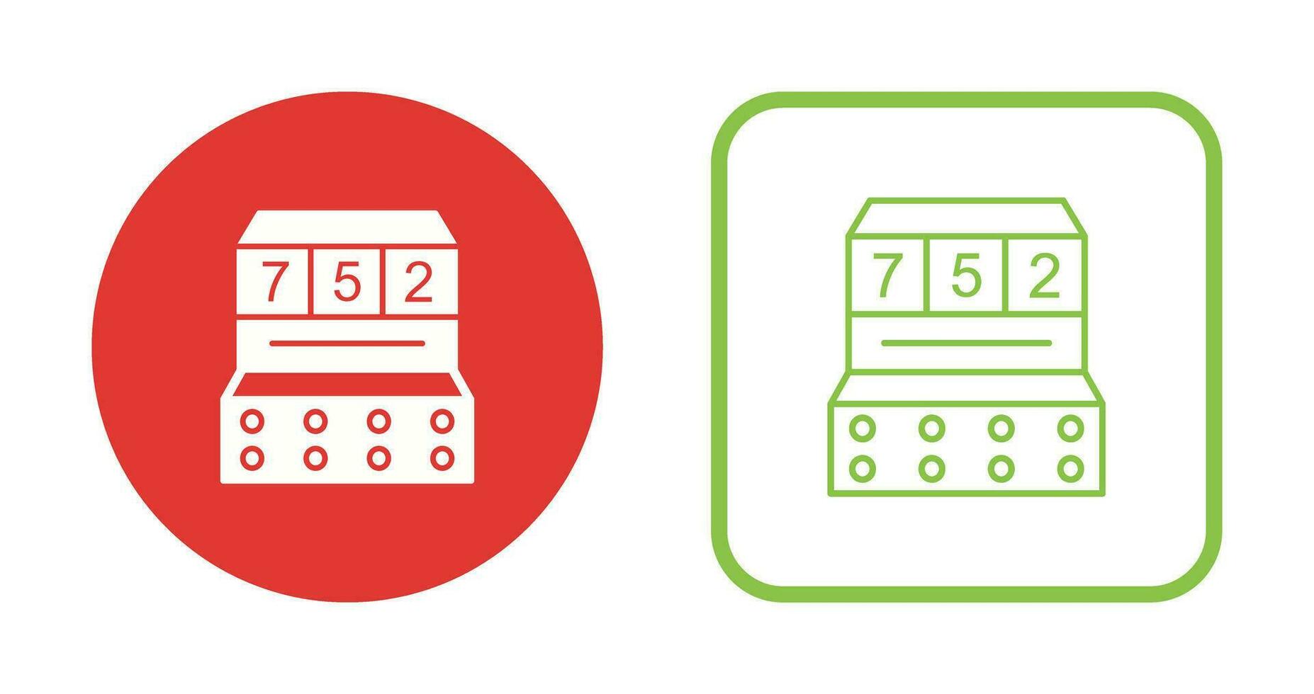 Slot Machine Vector Icon