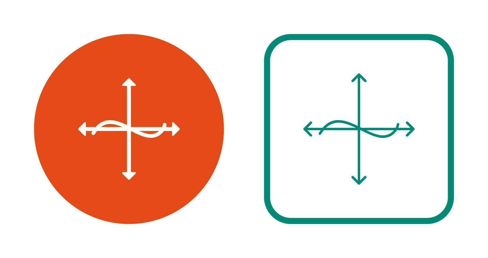 Unique Graph Vector Icon