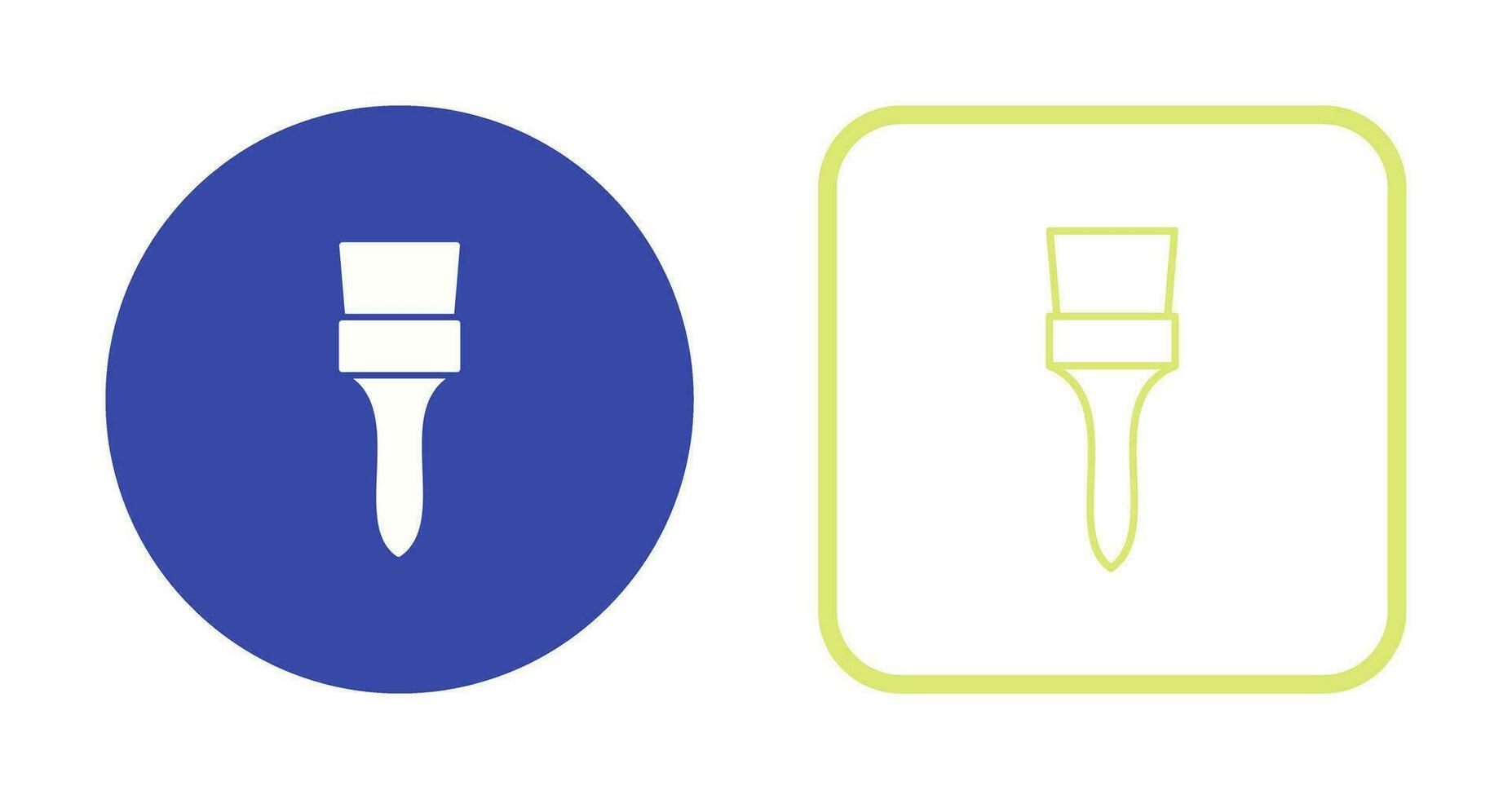 Unique Brush Vector Icon