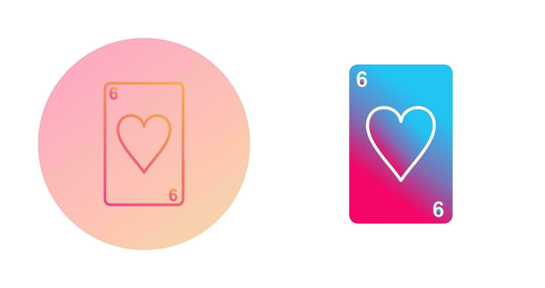 Hearts Card Vector Icon