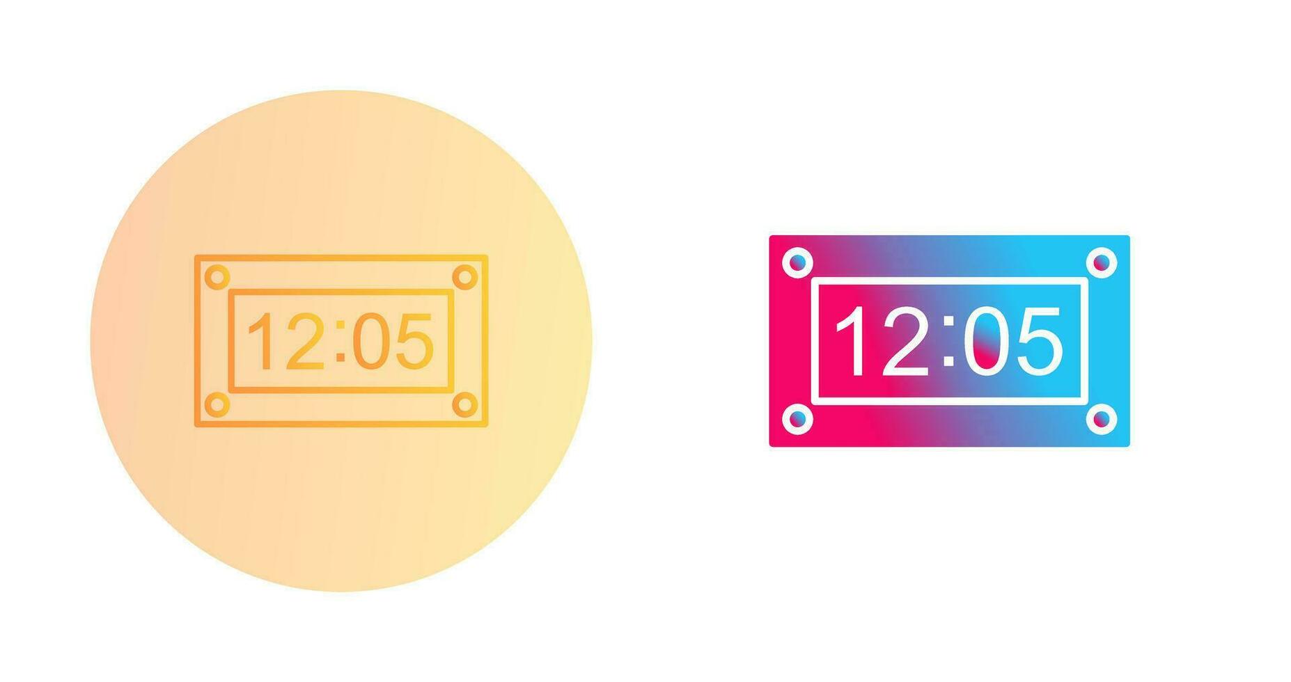 Unique Timer Vector Icon