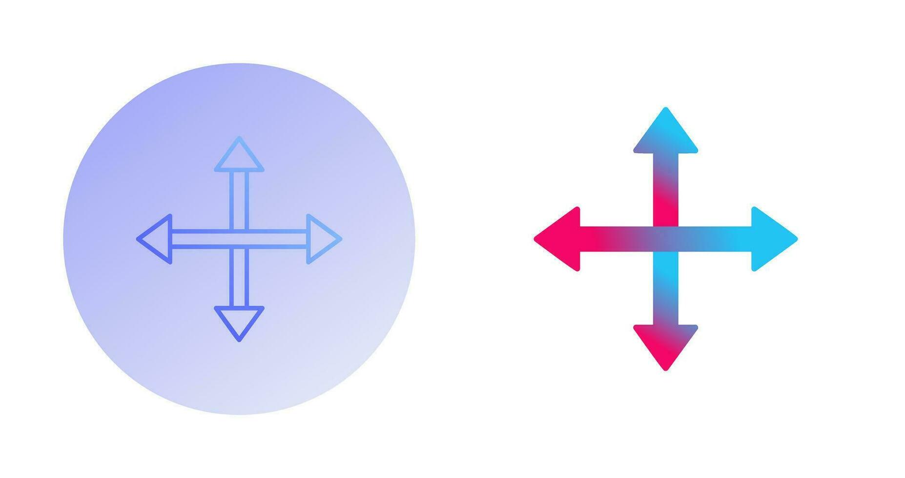 Unique Move Vector Icon