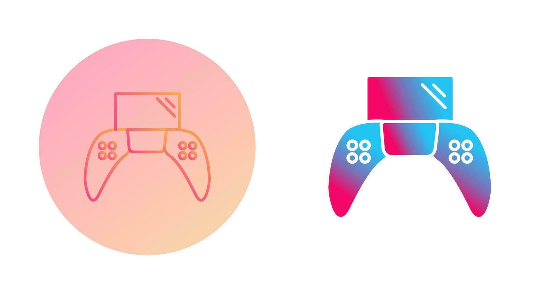 Unique Play Station Vector Icon