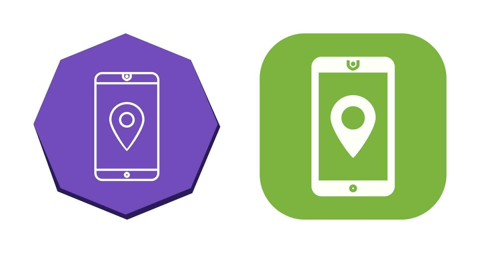 Unique GPS Service Vector Icon