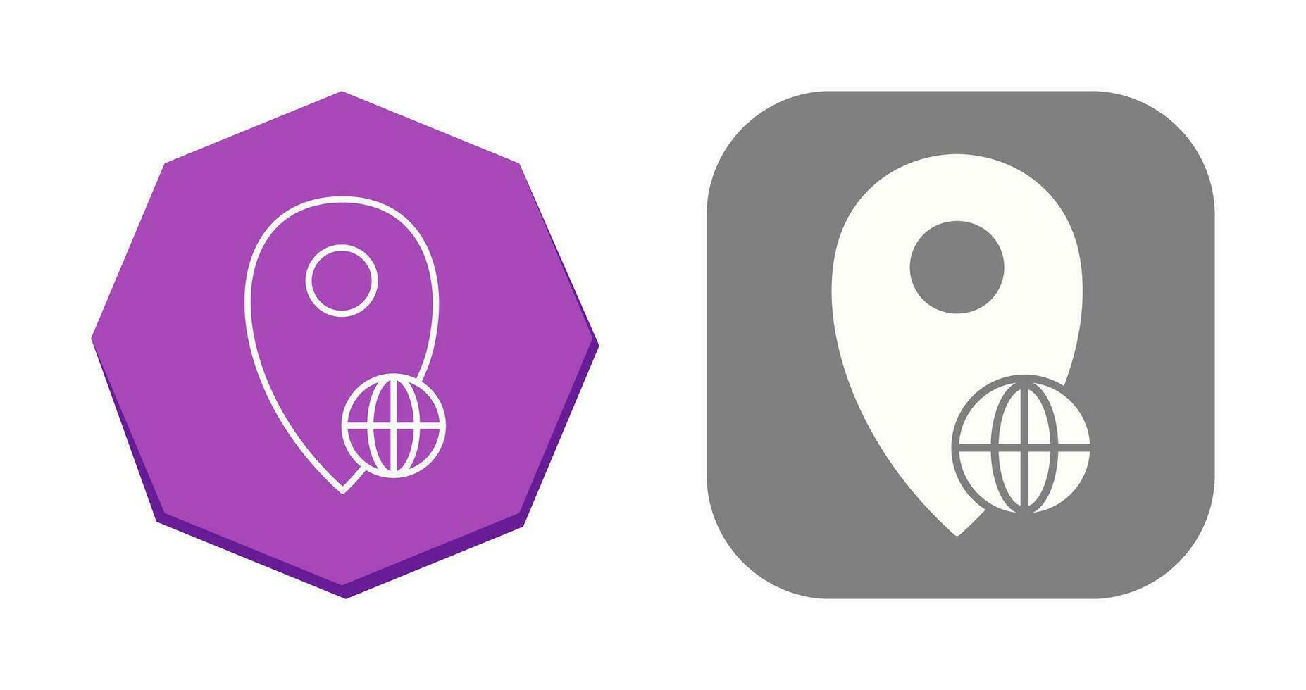 Global Locations Vector Icon