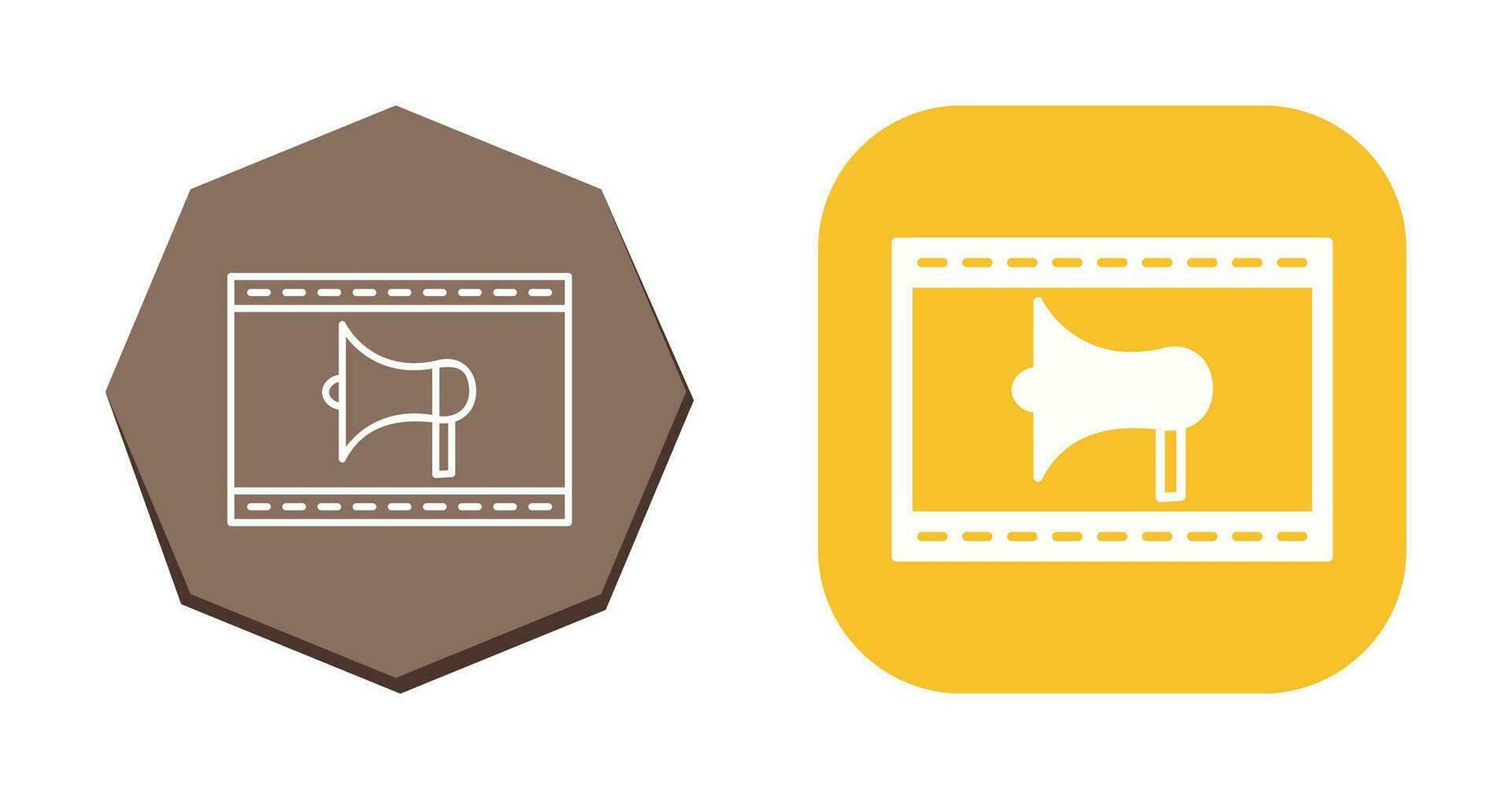 Unique Internet Ads Vector Icon