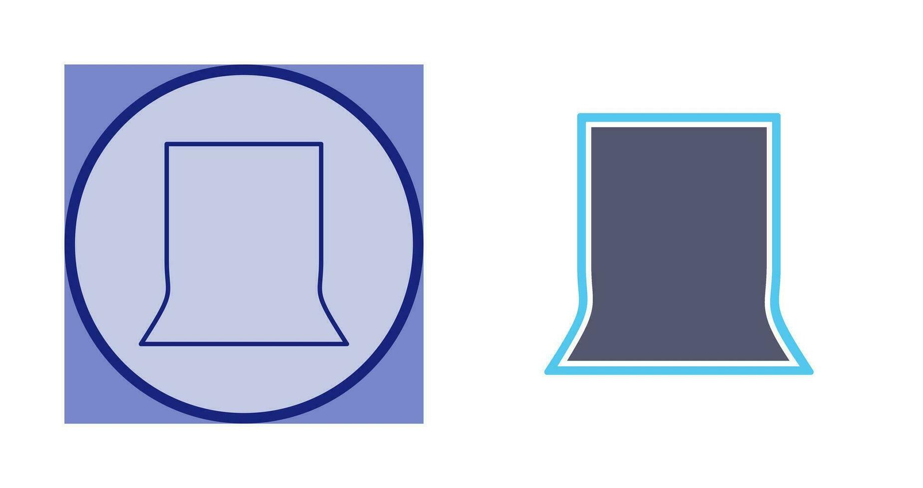 Unique Back Stand Vector Icon