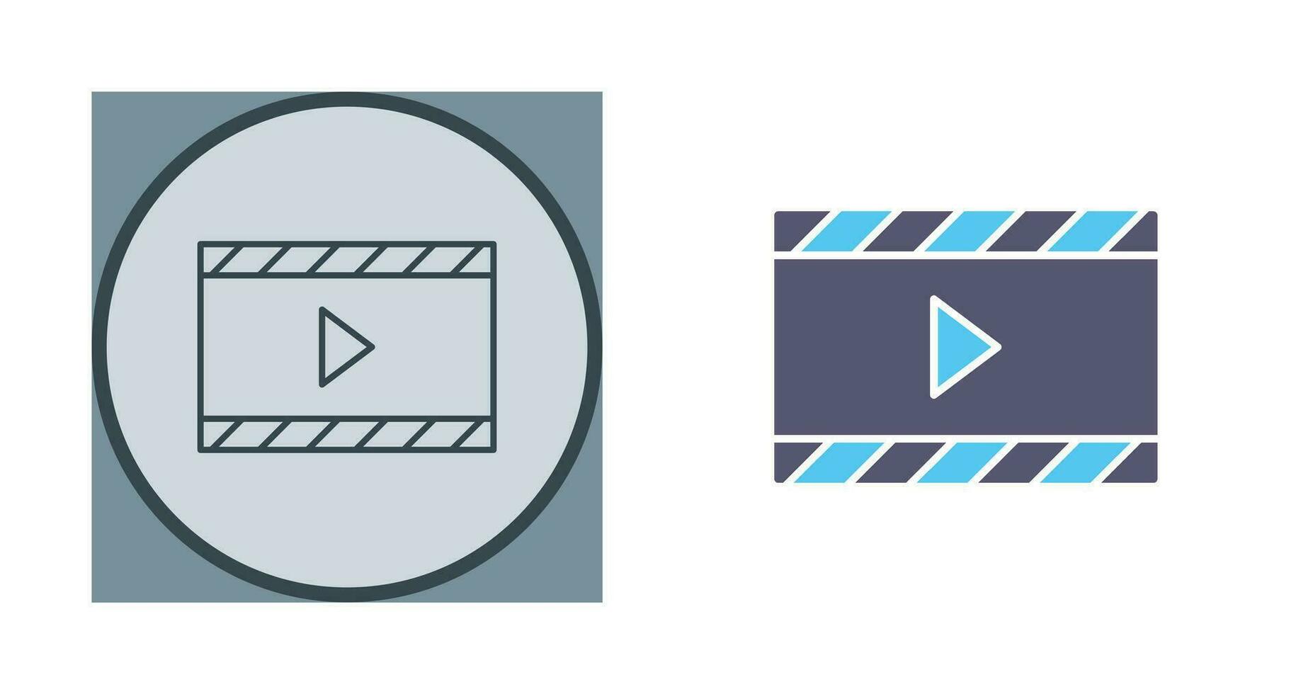 Unique Video and Animation Vector Icon