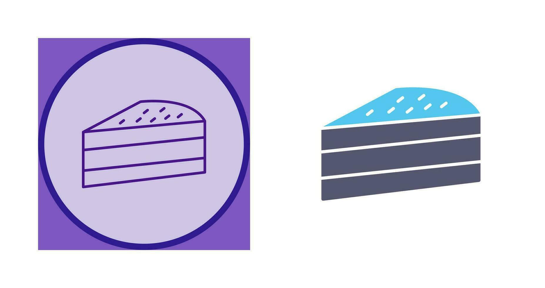 Cake Slice Vector Icon