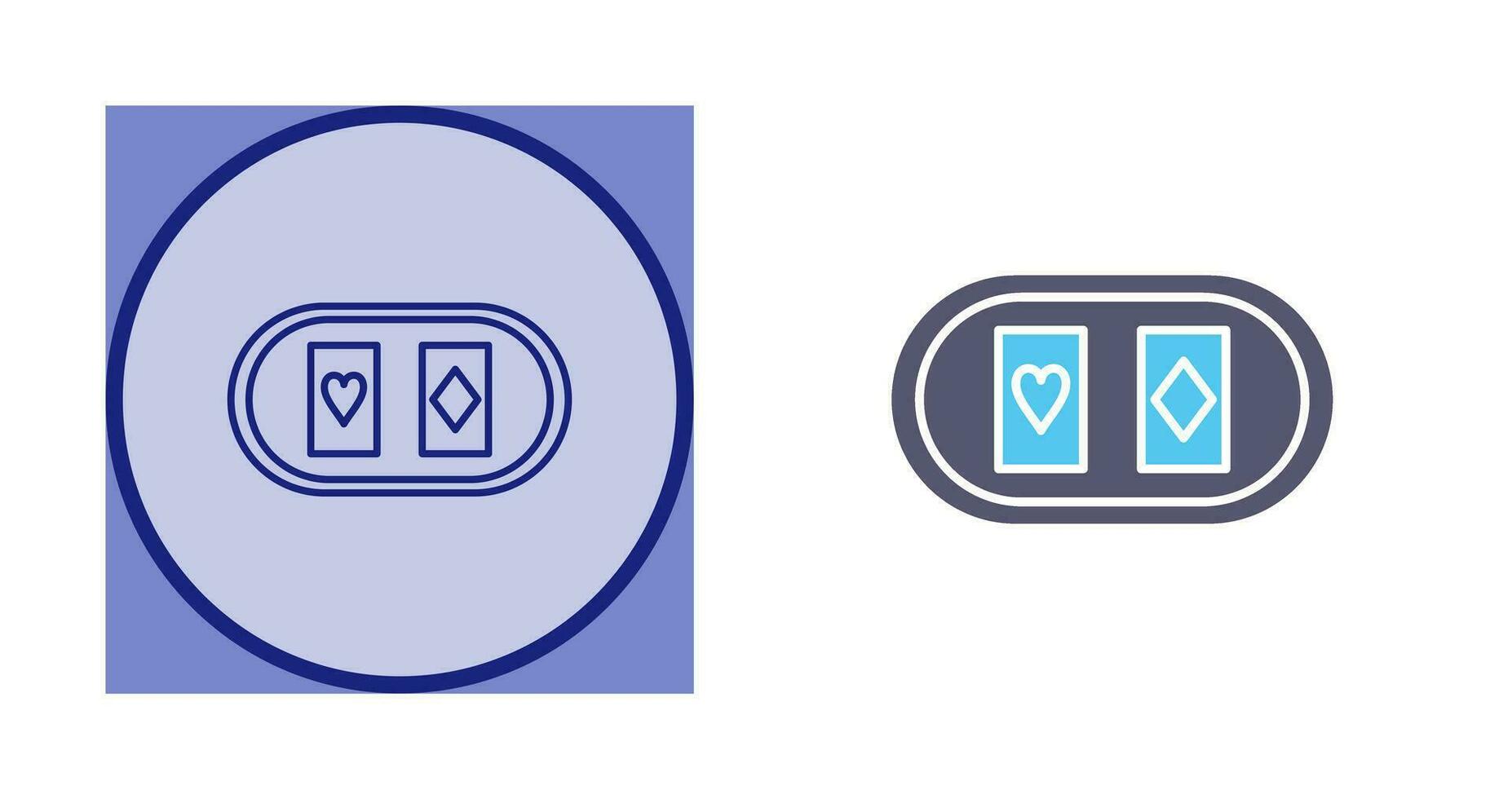 Cards Table Vector Icon