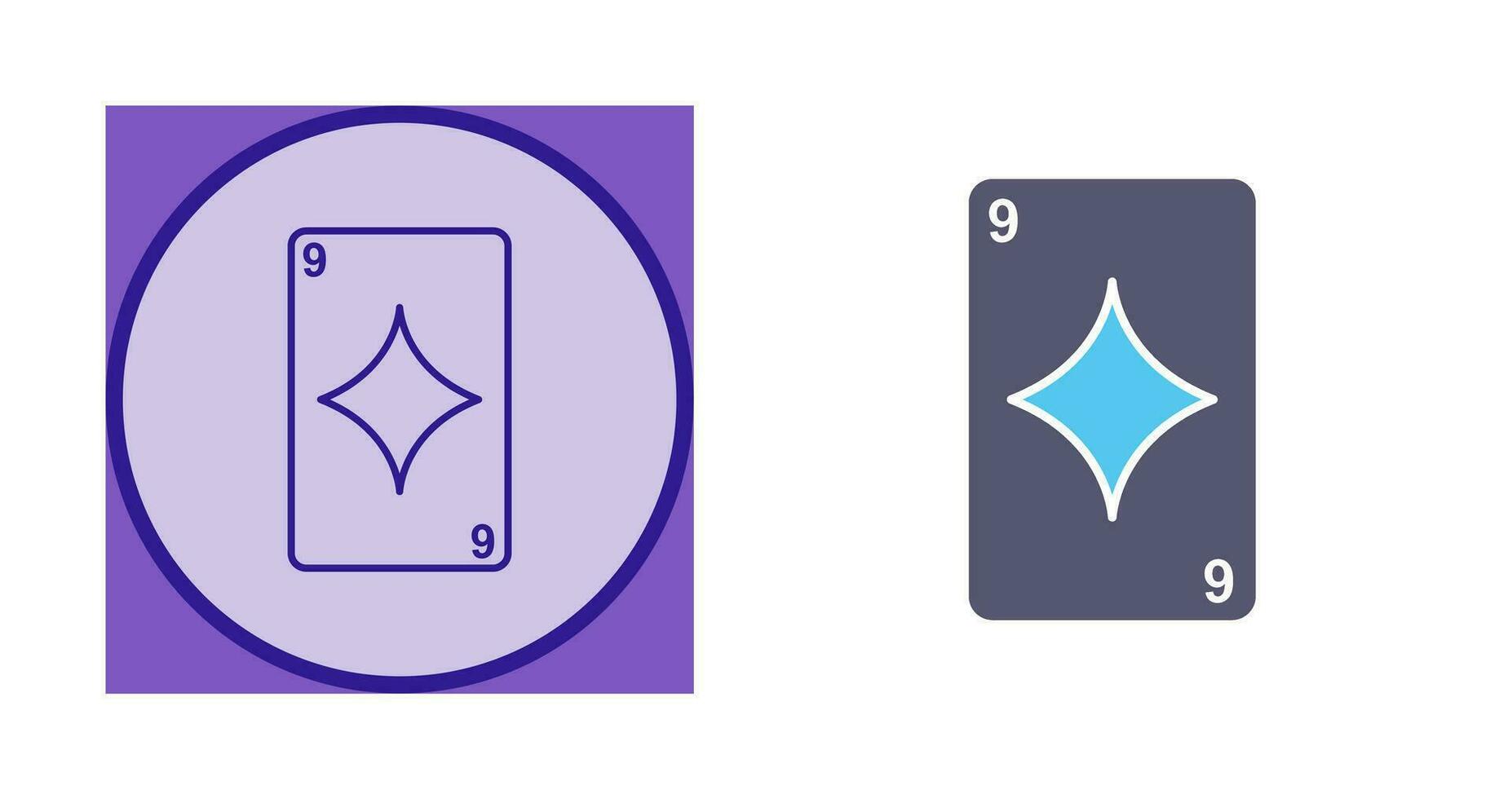 Diamonds Card Vector Icon