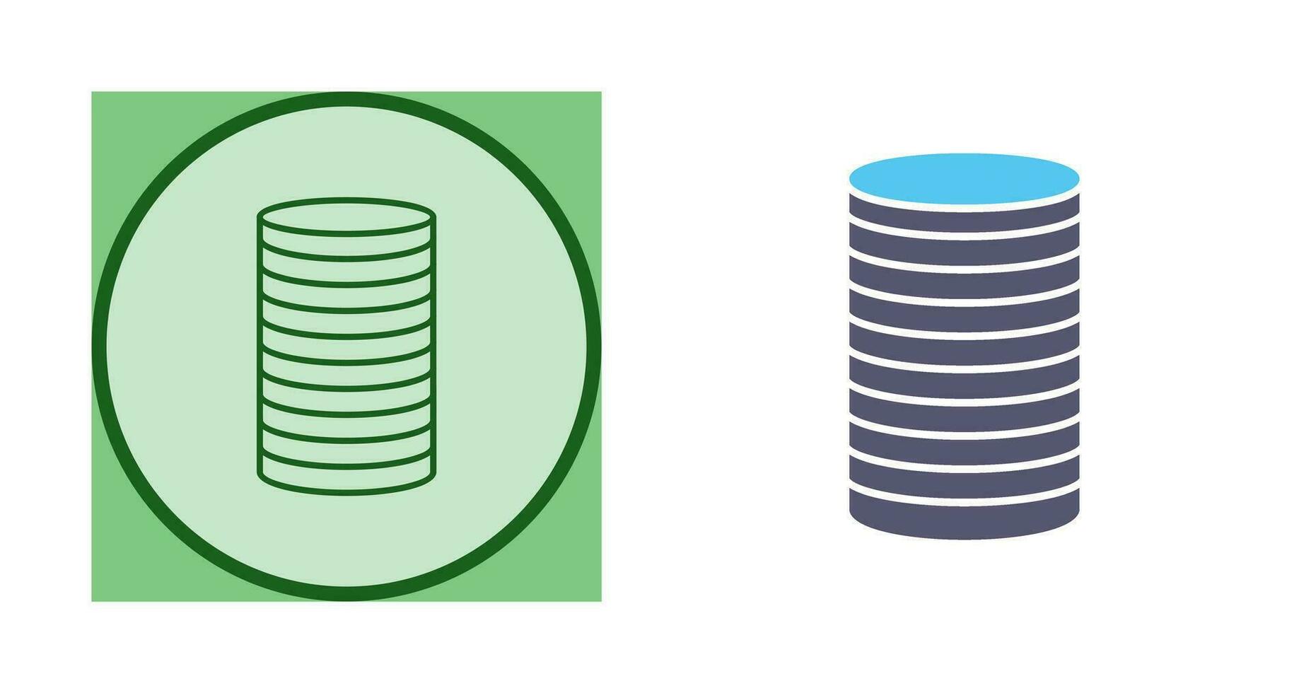 Stack of Coins Vector Icon