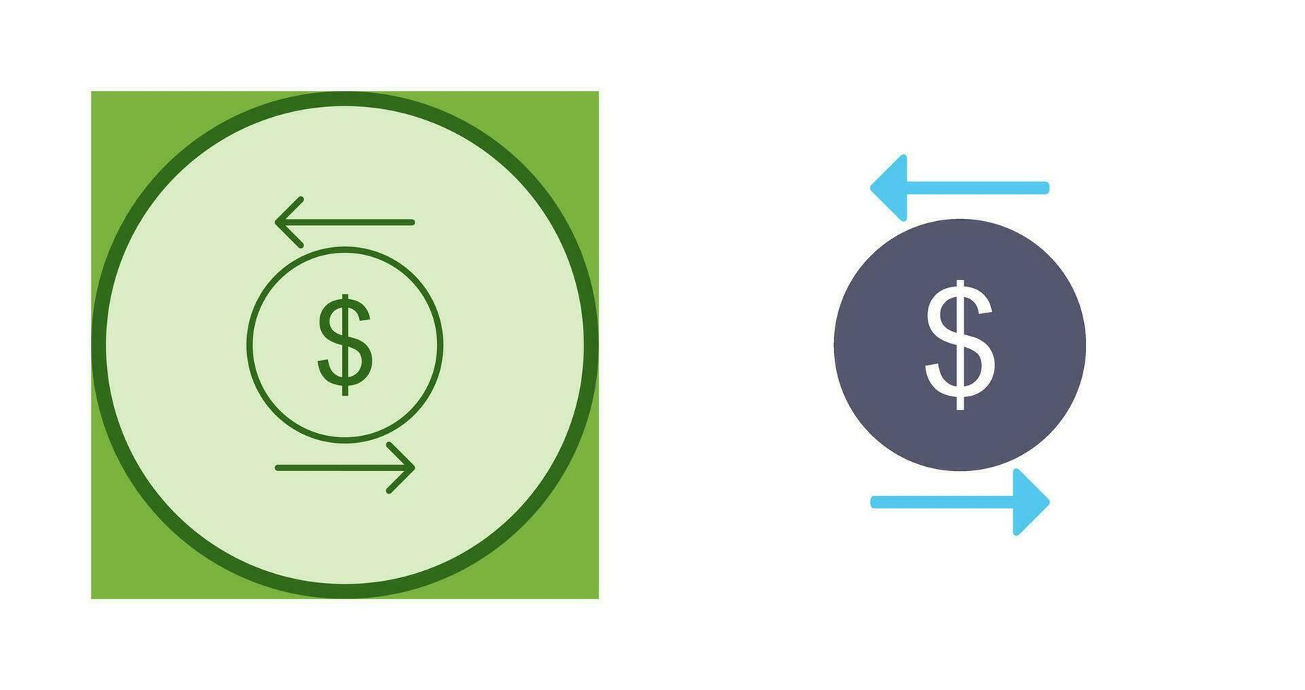 Unique Transcation Vector Icon