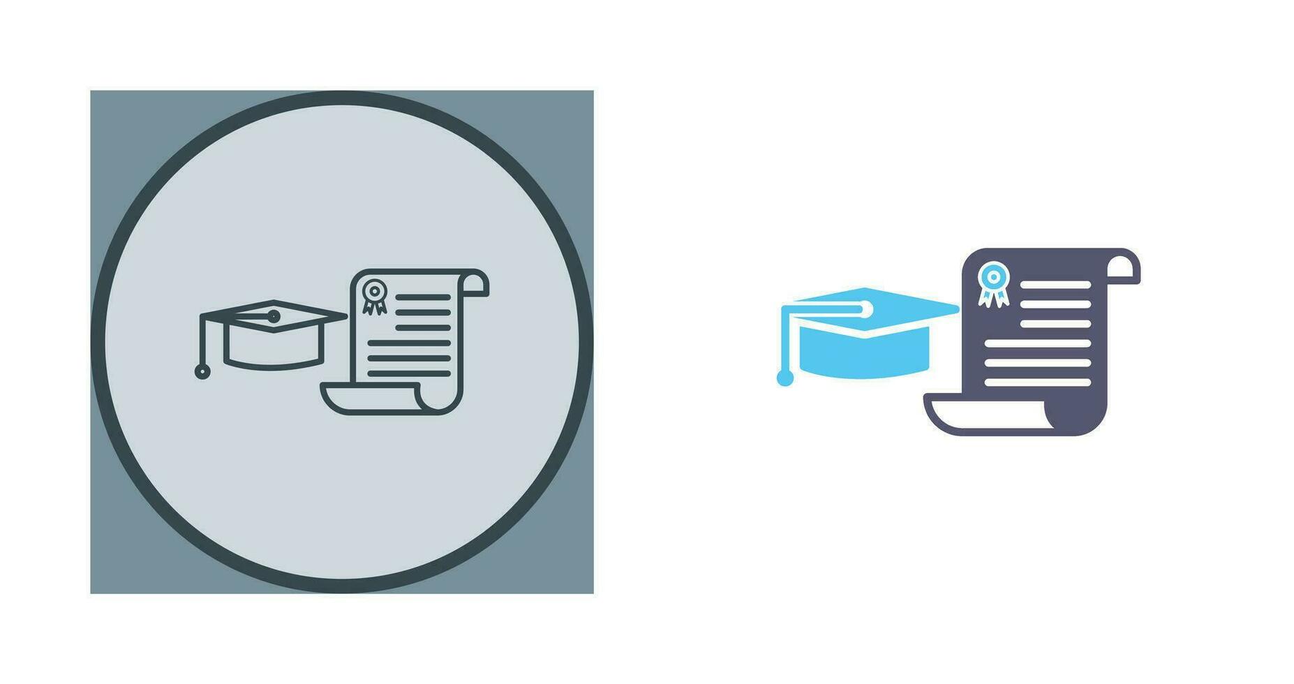 Unique Graduation Vector Icon