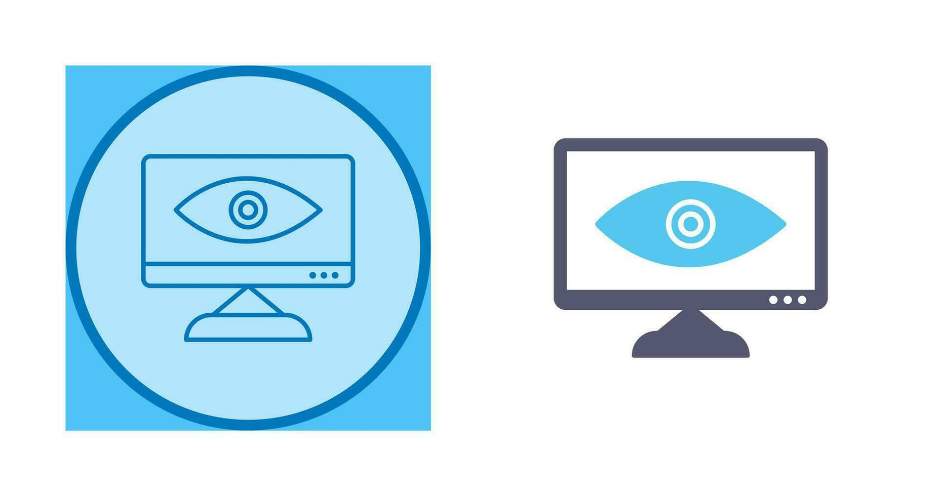 Unique Web Visibility Vector Icon