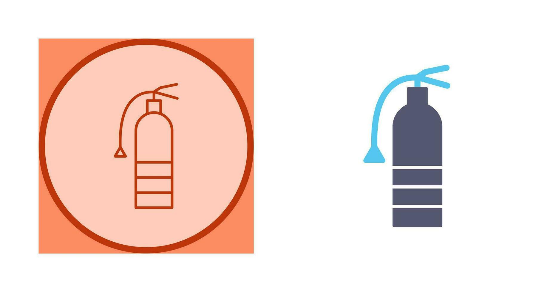 Unique Extinguisher Vector Icon