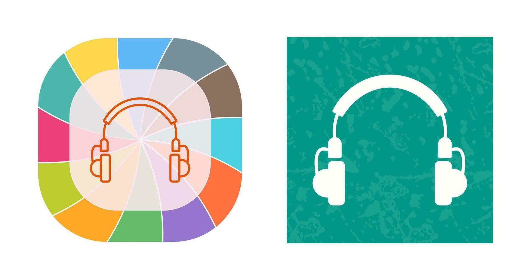 Unique Headphones Vector Icon